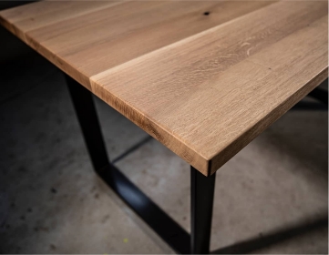 Oak dining table